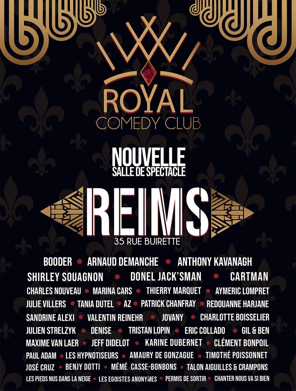 le Royal Comedy Club Spectacles et événementiel à Reims