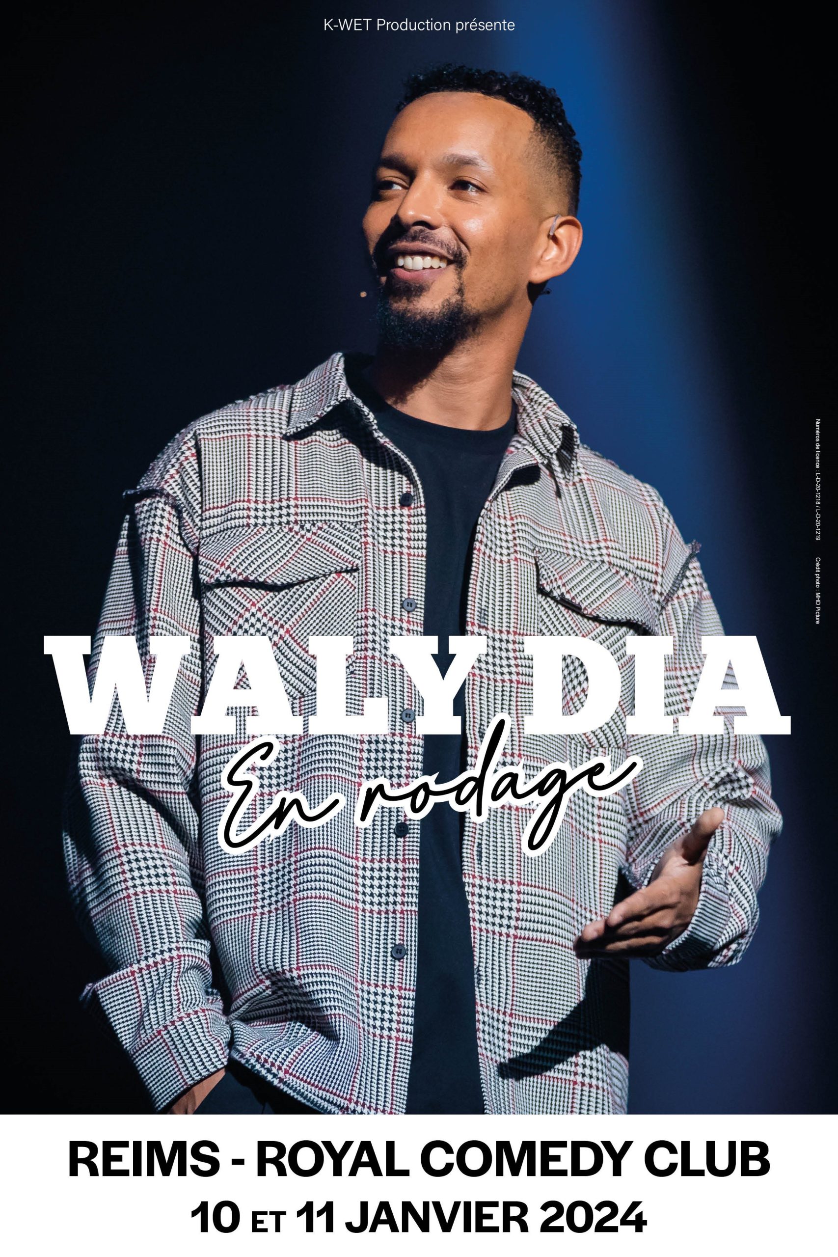 Waly Dia le Royal Comedy Club Salle de spectacles à Reims